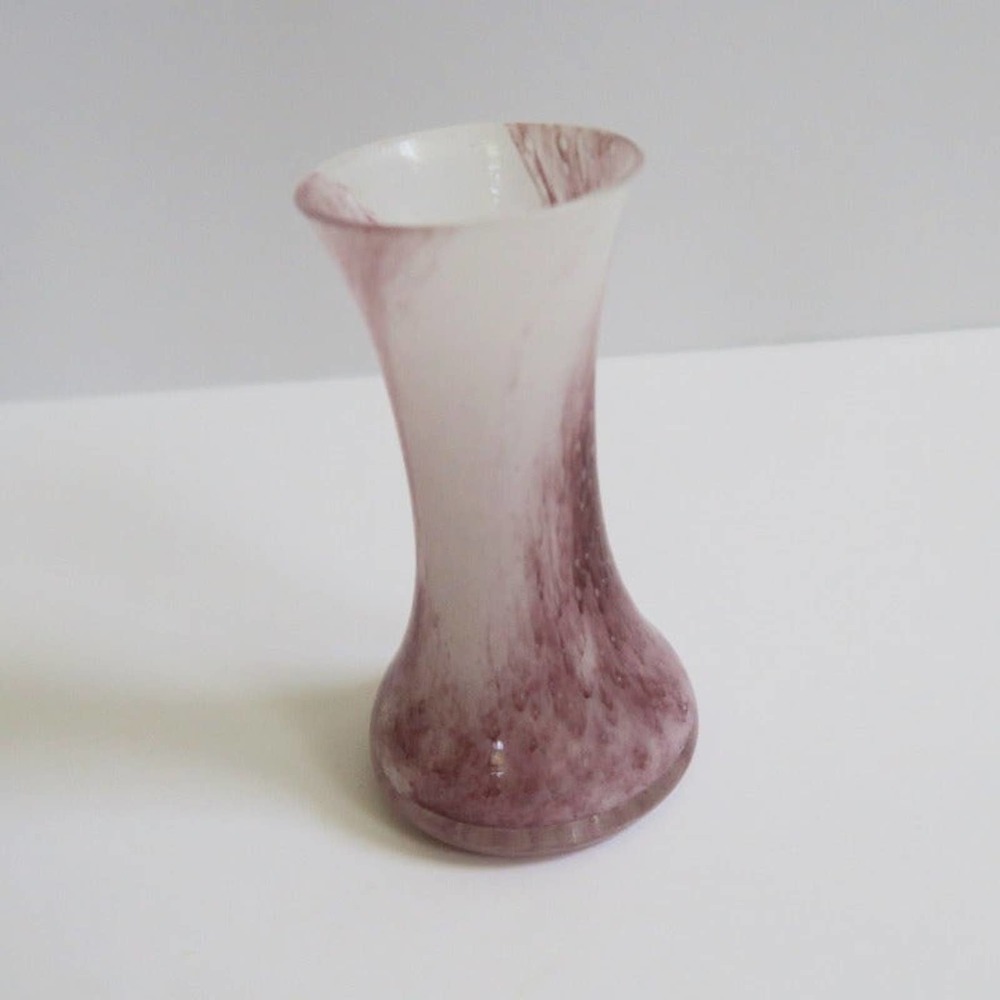 Mini Hand Blown Glass Vase Home Decor Makeup Brush - Picture 5 of 8